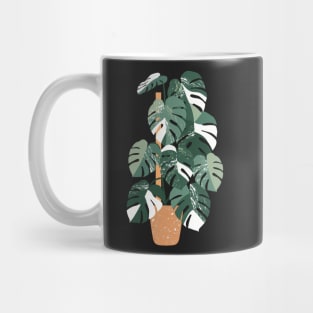 Monstera variegated plant Mug